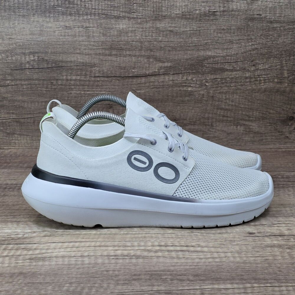 OOFOS OOmy Stride Women's Size 11 White Gray Athletic Recovery Shoes 02012025-25